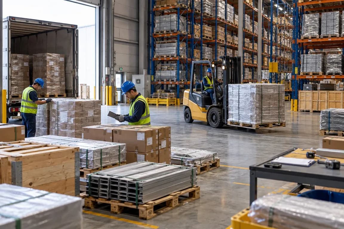 Recepción y preparación de materiales para proyectos